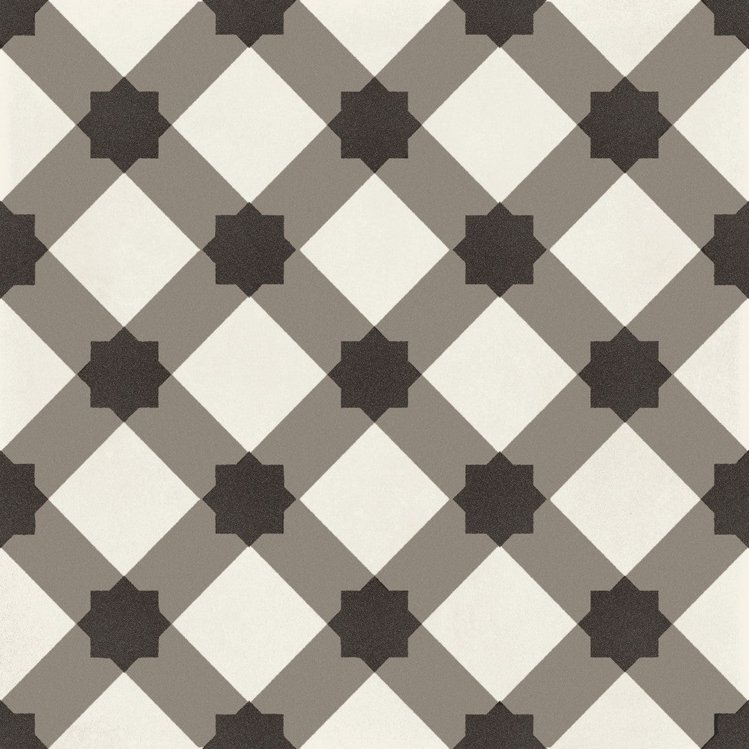 Marazzi D_Segni 8" x 8" Plaid Deco Matte Porcelain Tile