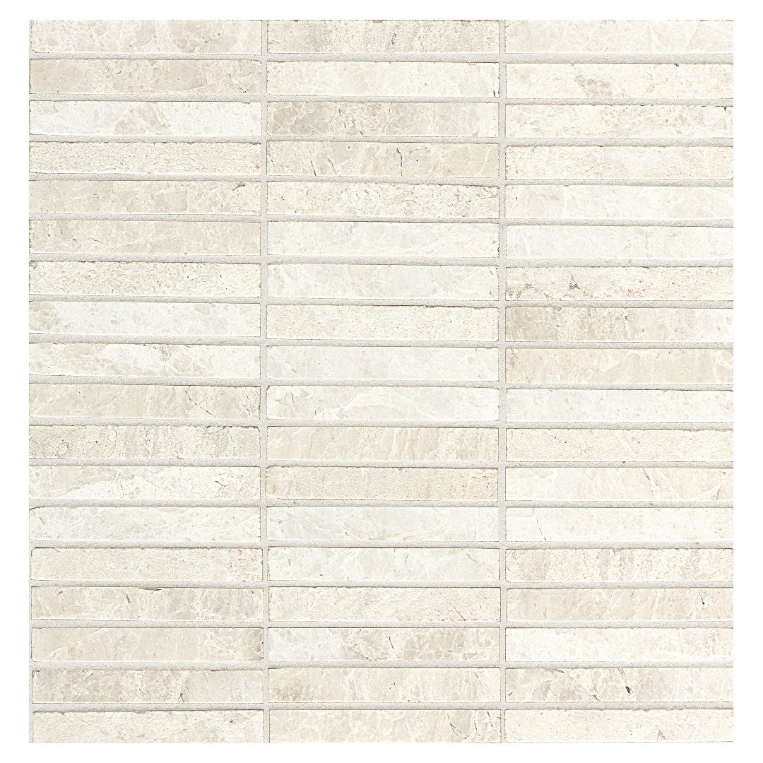 Daltile Natural Stone Marble 12" x 12" Polished 0.62x4" Straight Joint Mosaic