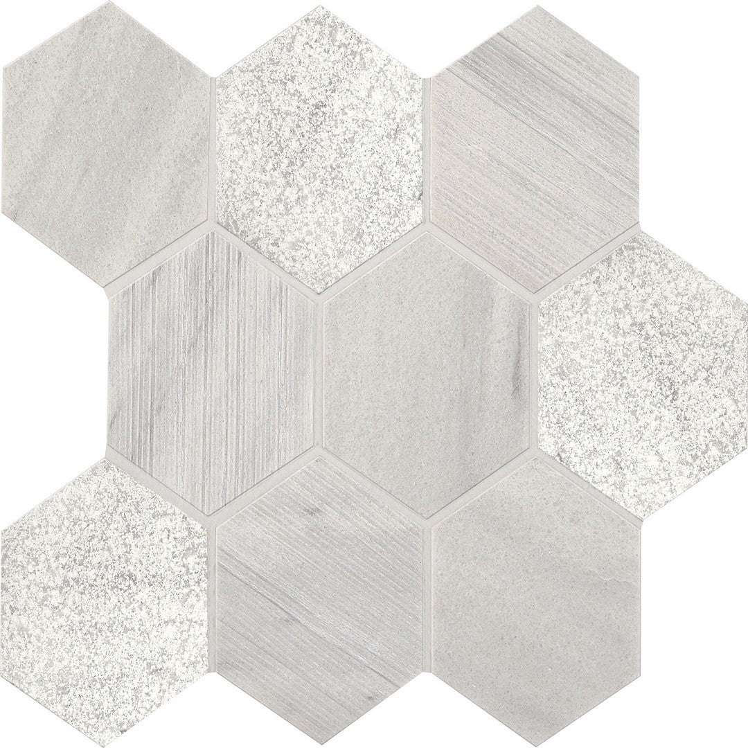 Marazzi Haven Point 12" x 14" Straight Honed Natural Stone Hexagon Mosaic