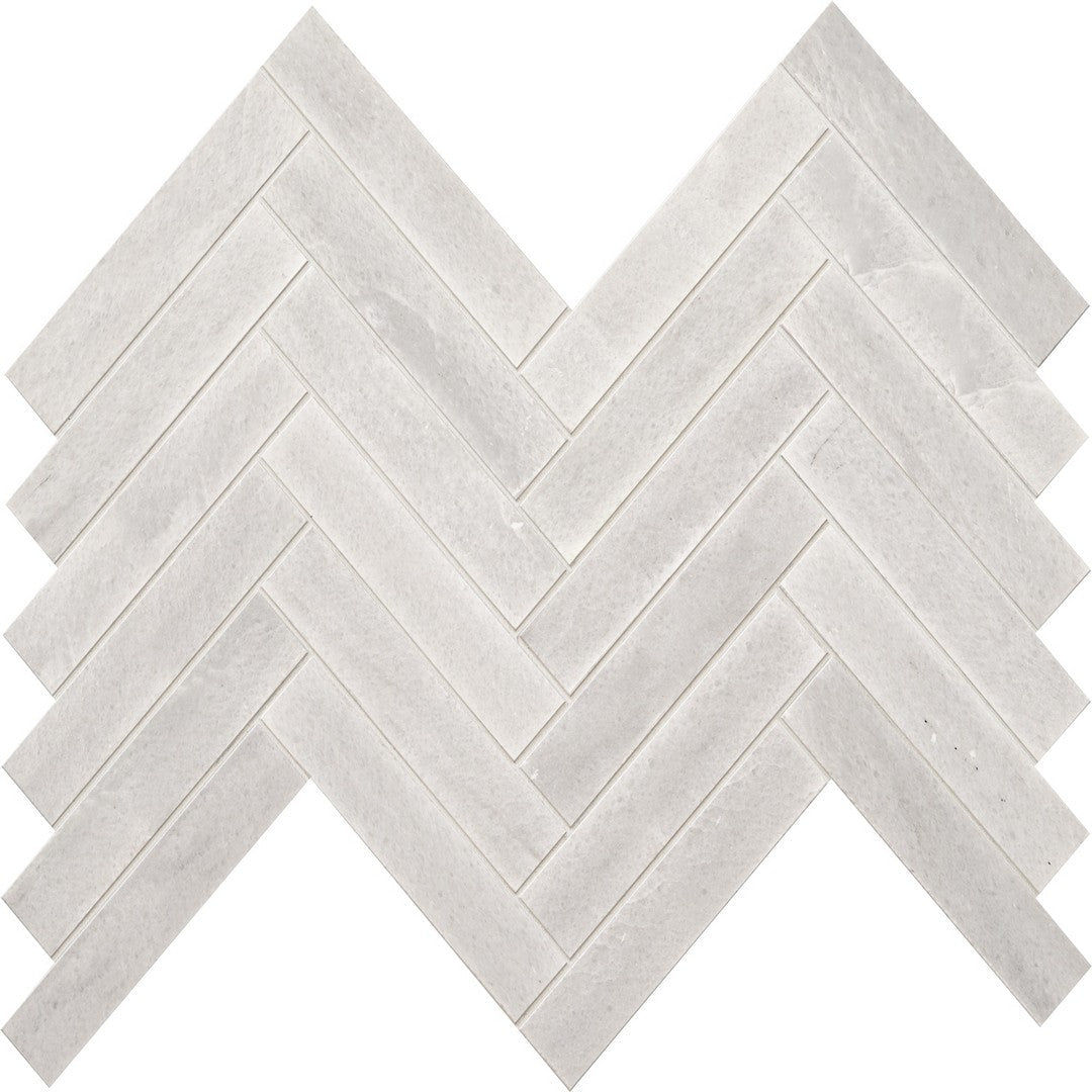 Marazzi Haven Point 15" x 17" Straight Honed Natural Stone Chevron Mosaic