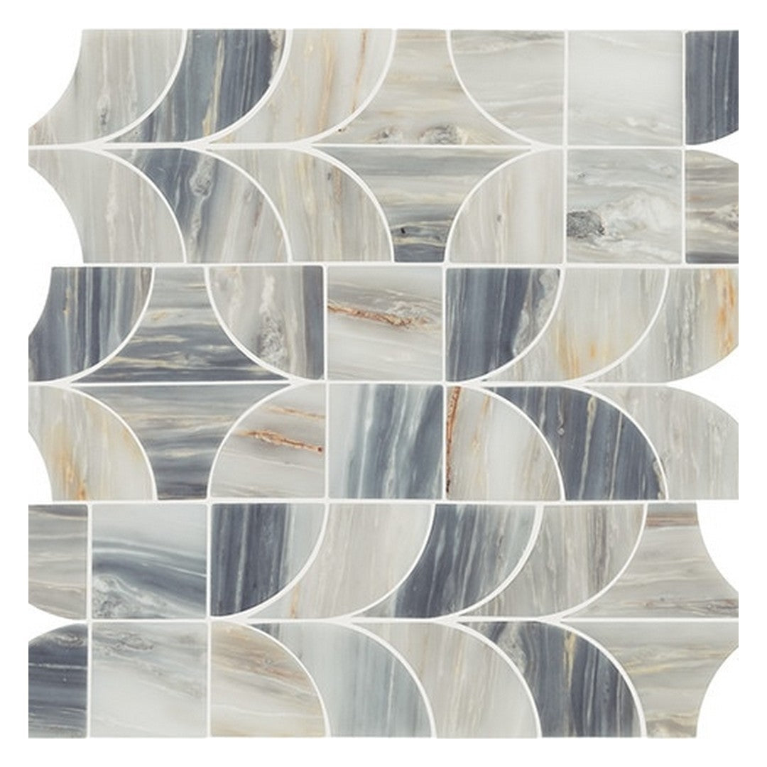 Daltile Gamma 14" x 16" Polished Natural Stone Patchwork Mosaic