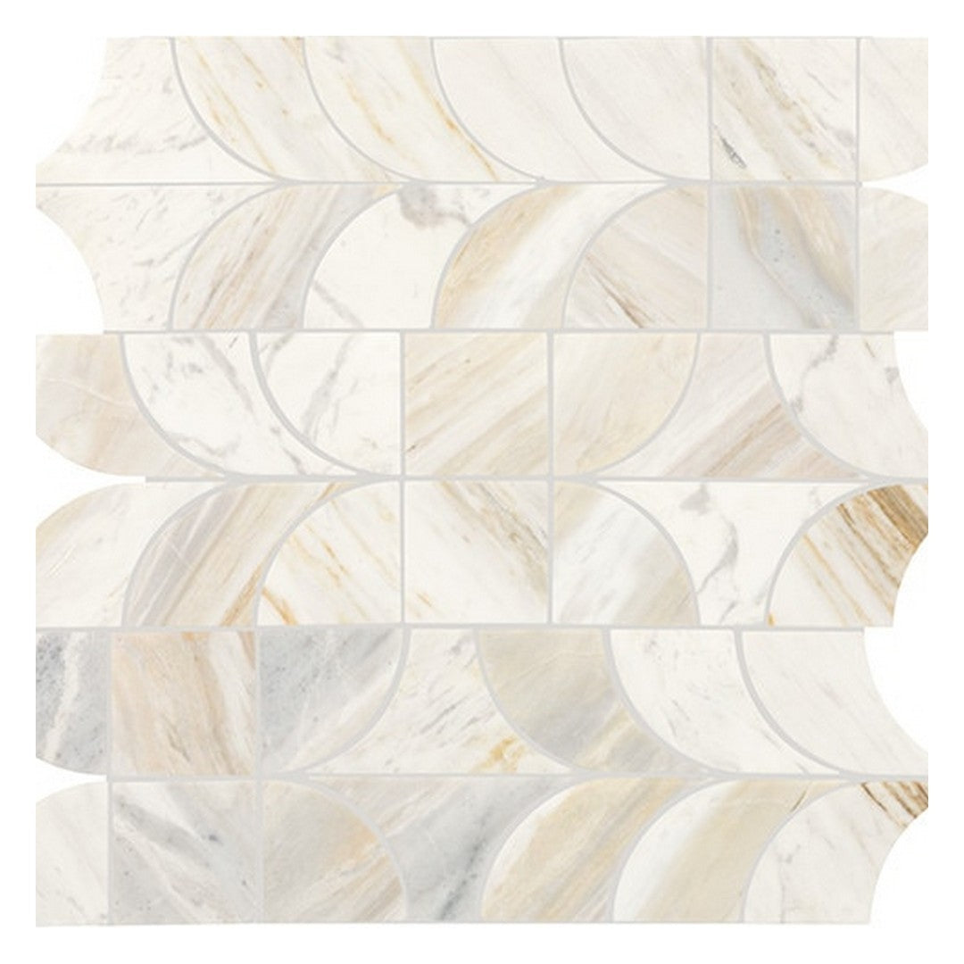 Daltile Gamma 14" x 16" Polished Natural Stone Patchwork Mosaic