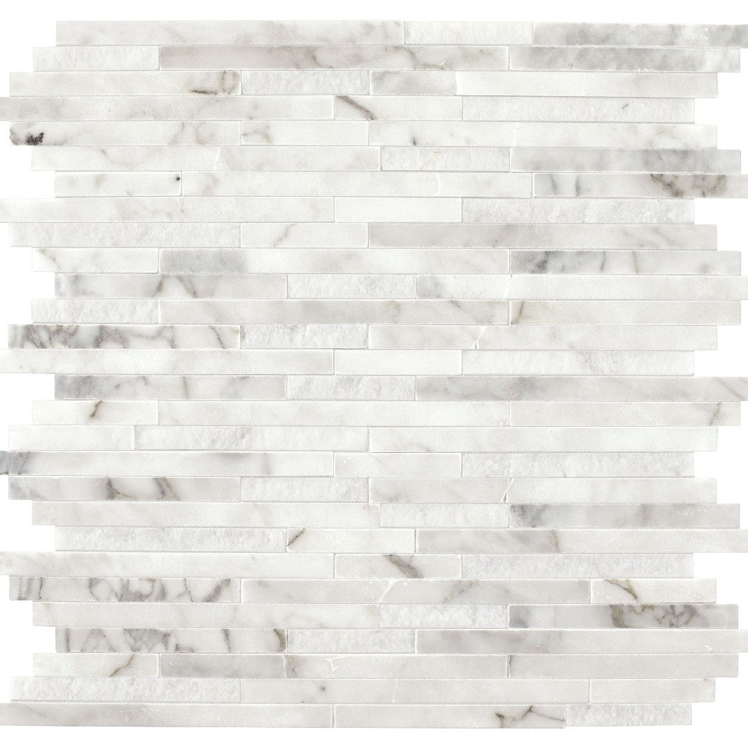 Daltile Natural Stone Marble 12" x 12" Mix 3/8" Random Linear Mosaic