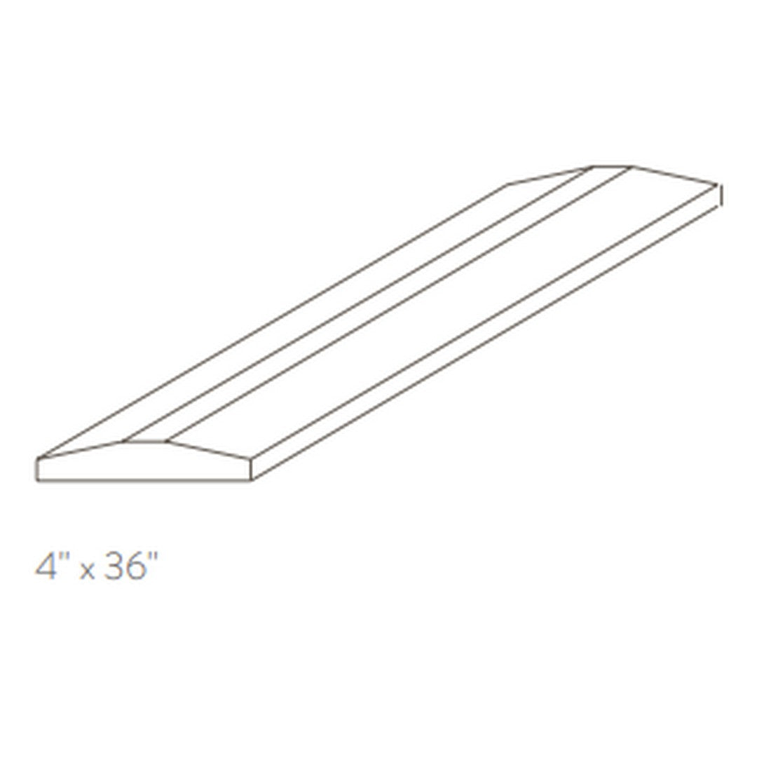 American Olean Stone Source Thresholds 4" x 36" Double Hollywood Bevel Natural Stone Tile Polished