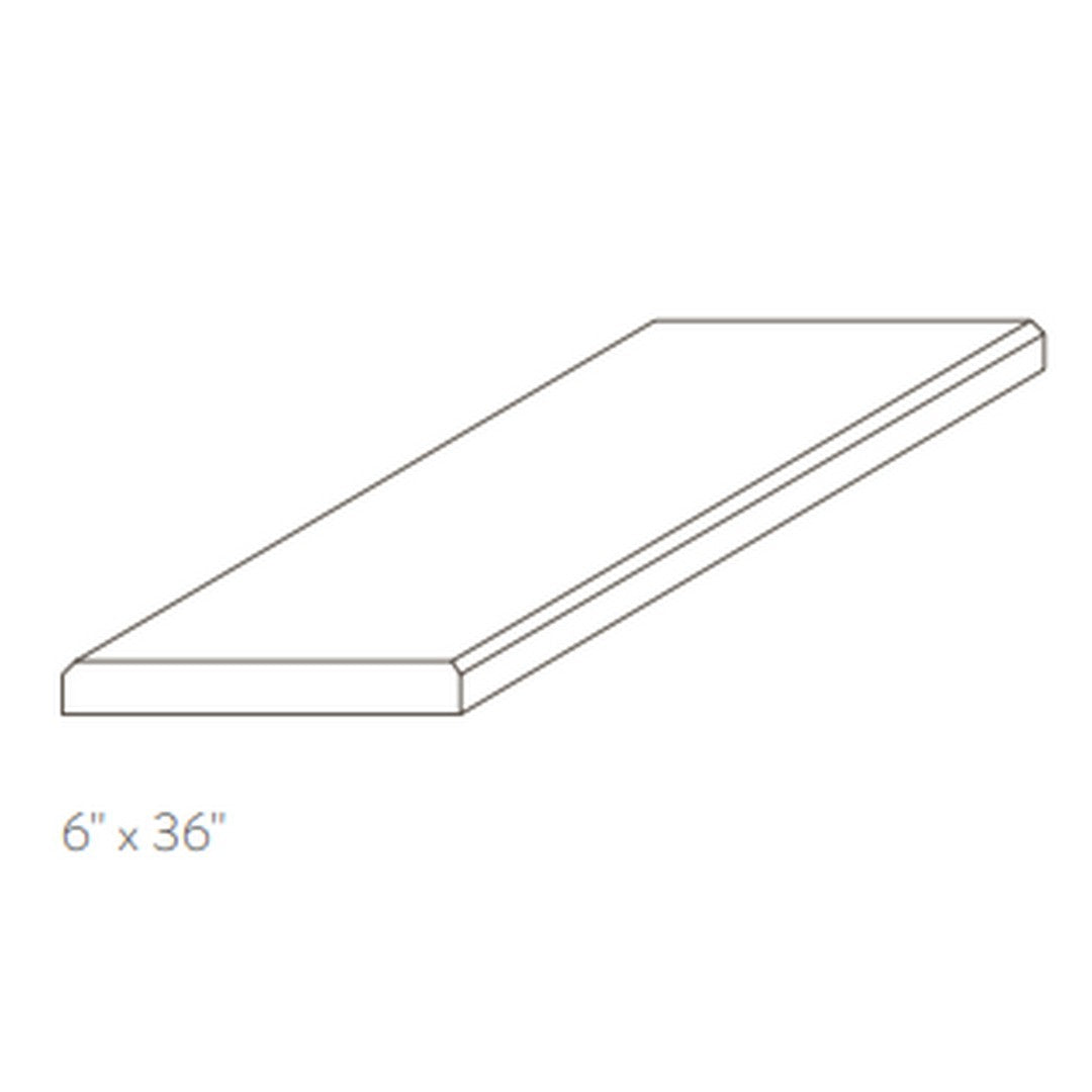 American Olean Stone Source Thresholds 6" x 36" Double Bevel Natural Stone Tile Polished