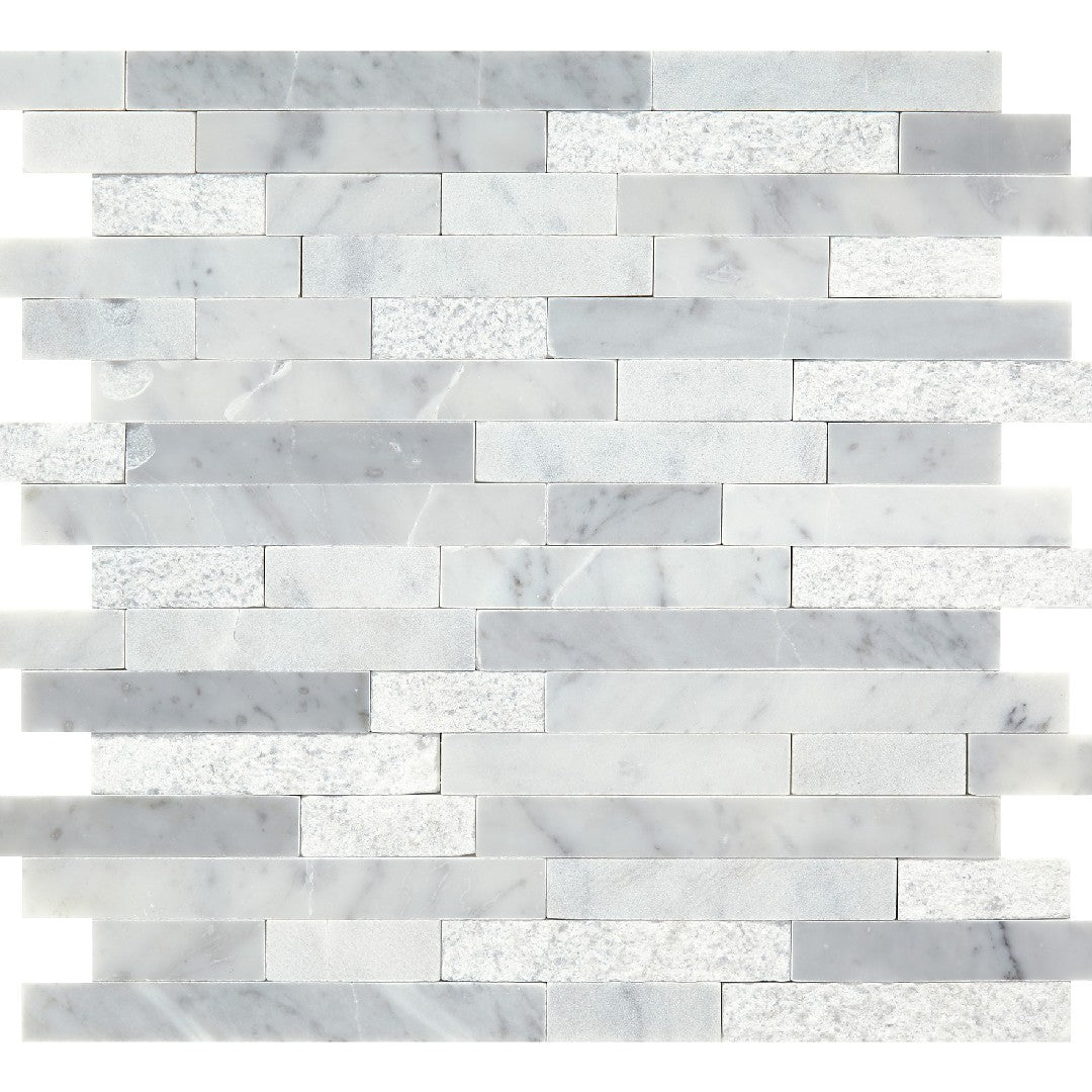 Daltile Minute Mosaix 12" x 12" Natural Stone Random Linear Mosaic