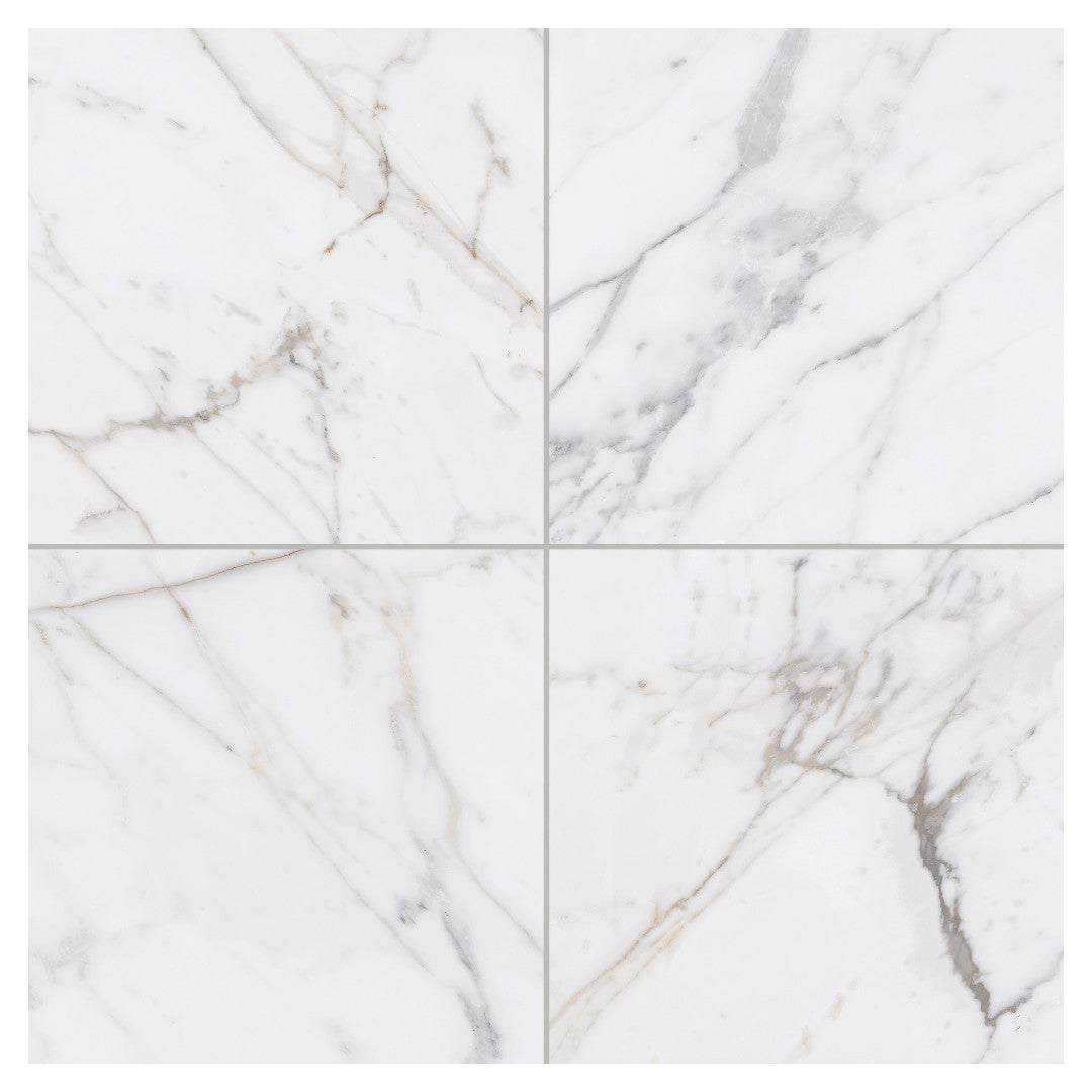 Daltile Marble Attache Lavish 24" x 24" Rectified Polished Porcelain Floor Tile