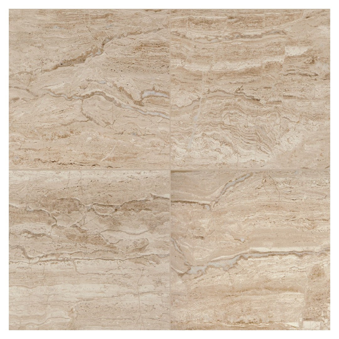 Daltile Marble Attache 24" x 24" Rectified Polished Porcelain Floor Tile