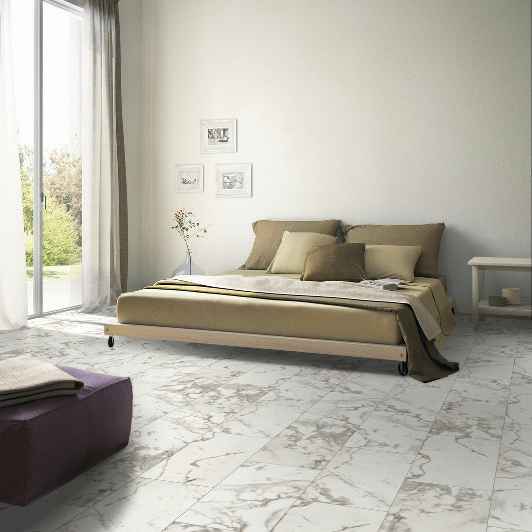 Daltile Marble Attache 12" x 24" Rectified Polished Porcelain Floor Tile