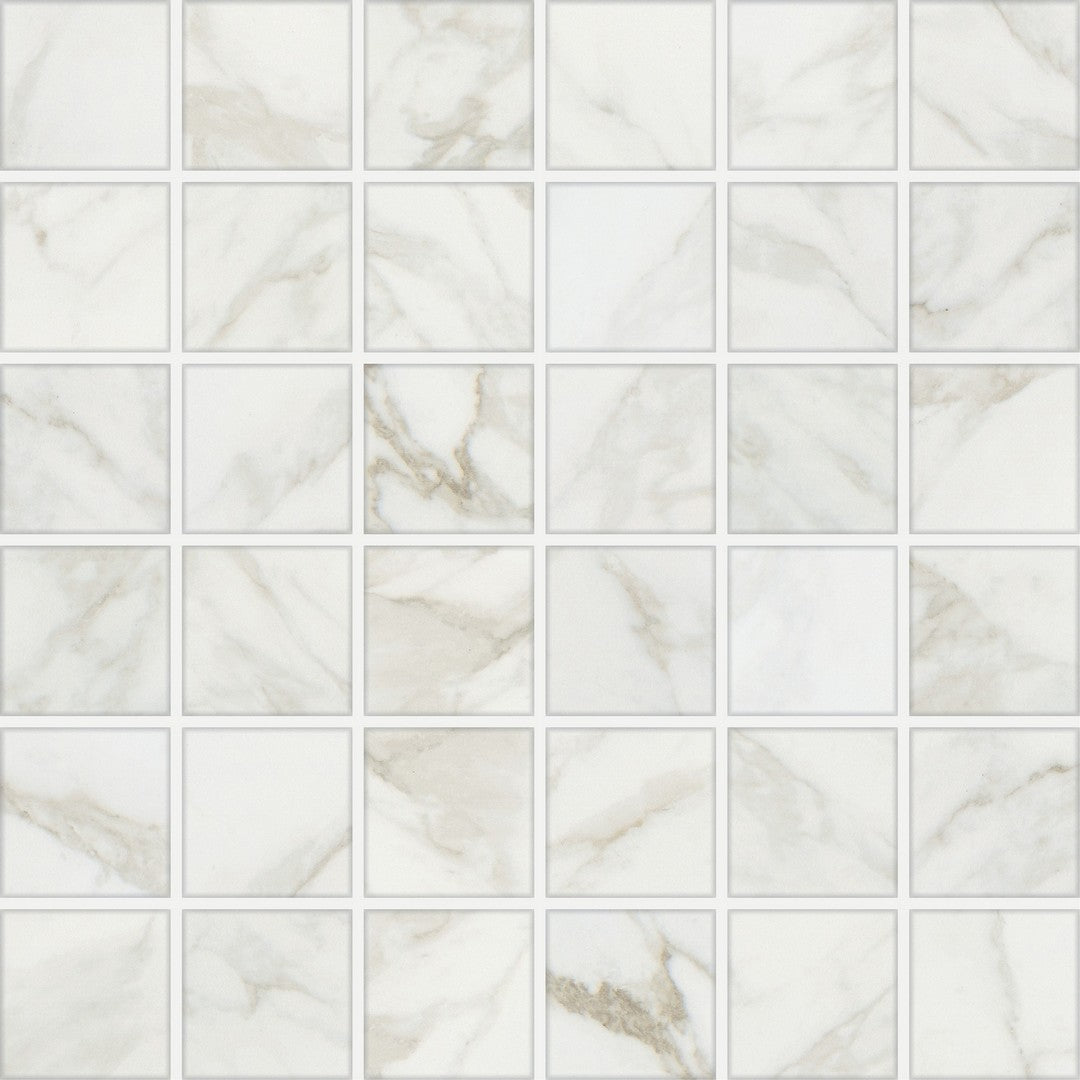 Marazzi Marble Obsession 12" x 12" Matte Porcelain Straight Joint Mosaic