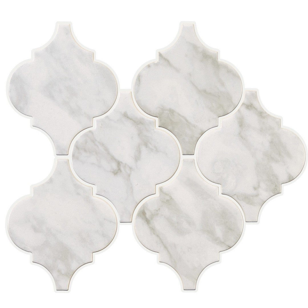 Marazzi Marble Obsession 6" x 6" Matte Arabesque Porcelain Tile