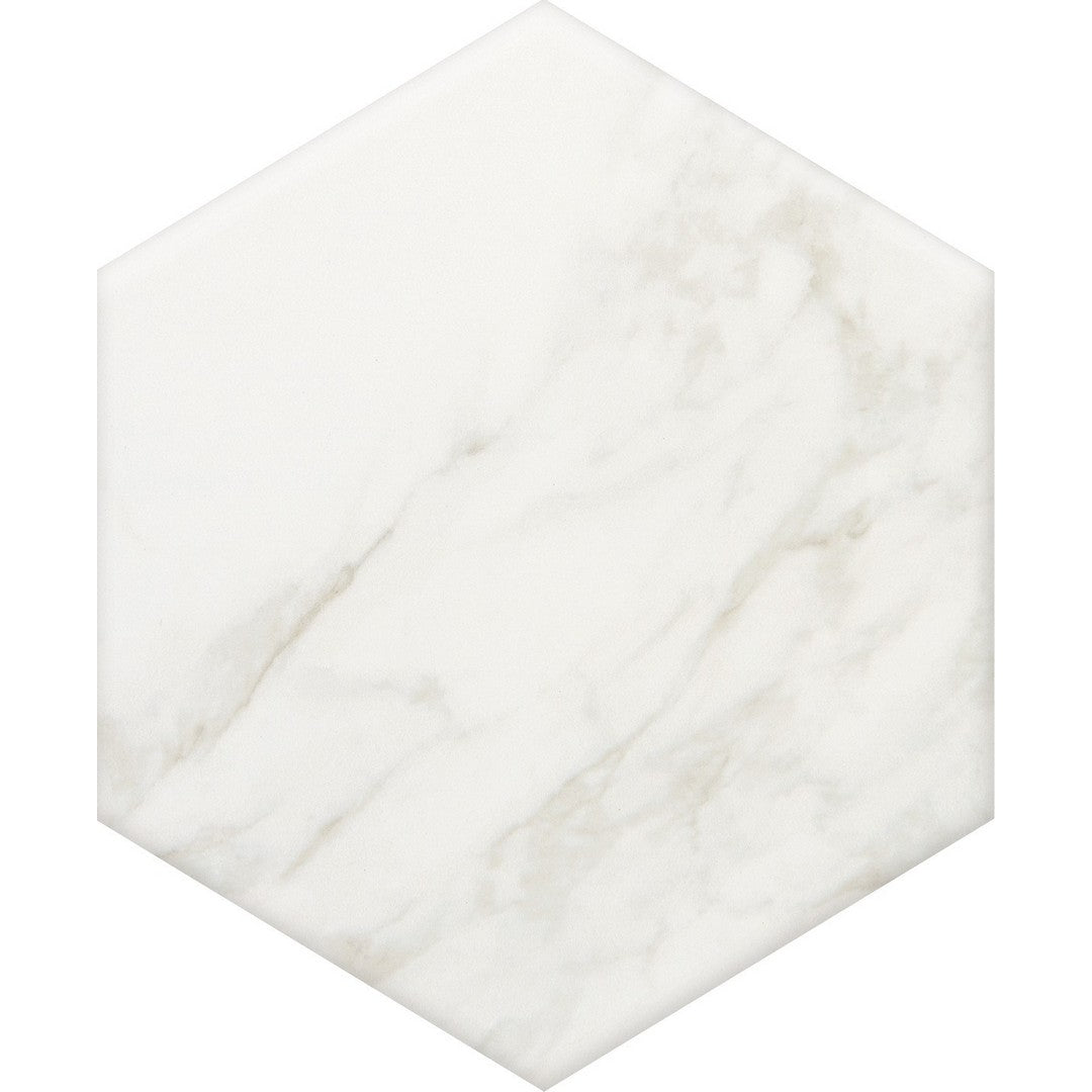 Marazzi Marble Obsession 8" x 8" Matte Hexagon Porcelain Tile