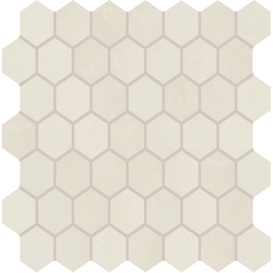 Marazzi Moroccan Concrete 12" x 14" Matte Porcelain Hexagon Mosaic