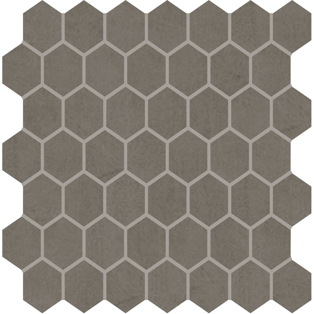 Marazzi Moroccan Concrete 12" x 14" Matte Porcelain Hexagon Mosaic