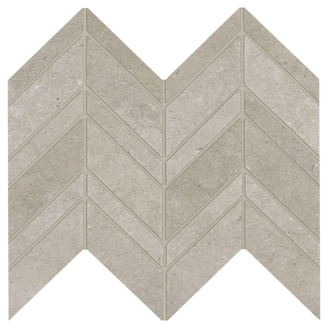 Marazzi Modern Formation 12" x 13" Matte Porcelain Chevron Mosaic