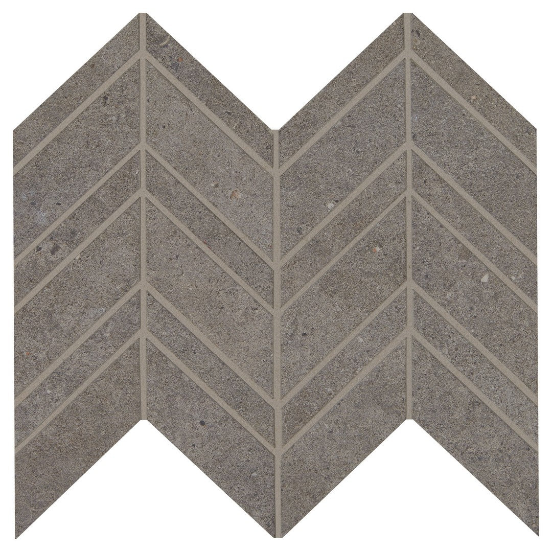 Marazzi Modern Formation 12" x 13" Matte Porcelain Chevron Mosaic