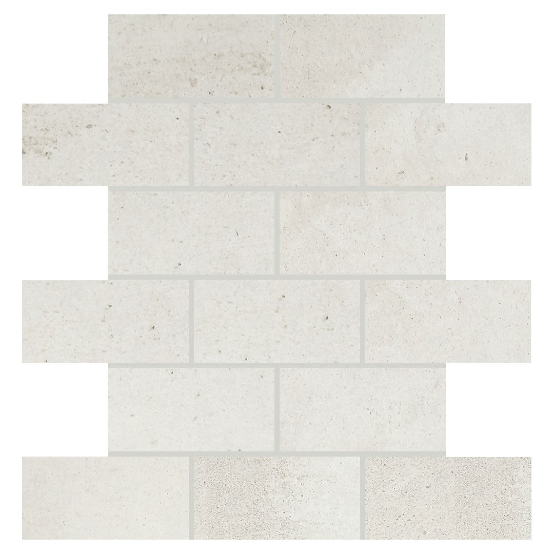 Daltile Modern Hearth 12" x 12" Matte Ceramic 2x4" Brick Joint Mosaic