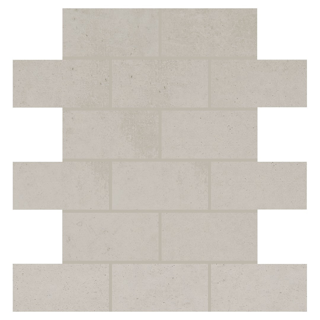 Daltile Modern Hearth 12" x 12" Matte Ceramic 2x4" Brick Joint Mosaic