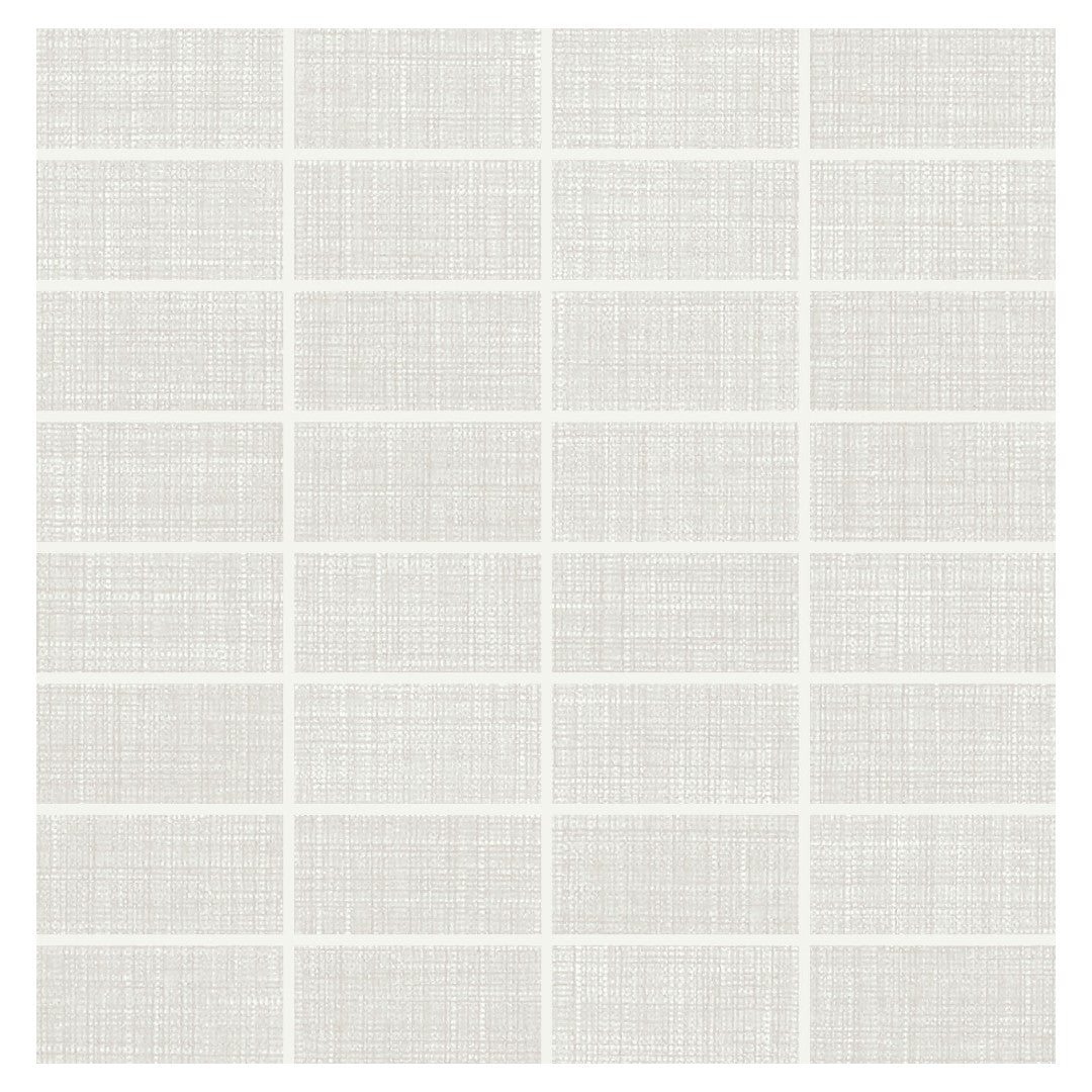 Daltile Fabric Art 12" x 12" Matte Porcelain 1x3" Straight Joint Mosaic