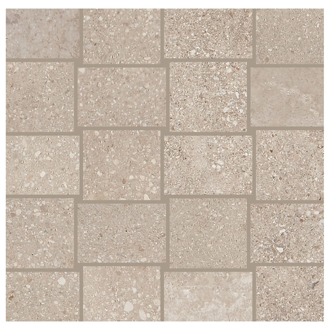 Daltile Museo 12" x 12" Matte Porcelain 2x3" Abstract Mosaic