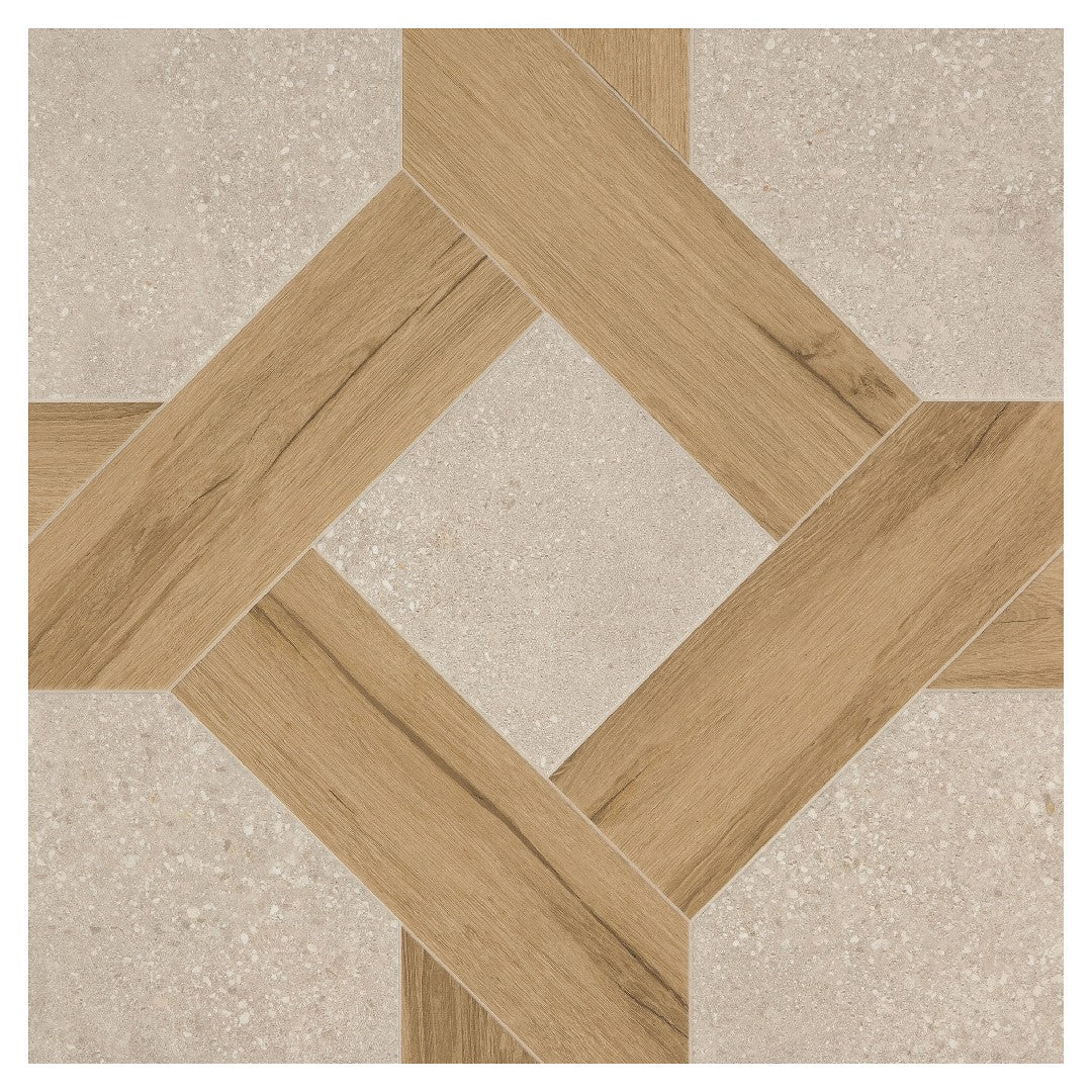 Daltile Museo 24" x 24" Rectified Matte Porcelain Interwoven Floor Tile