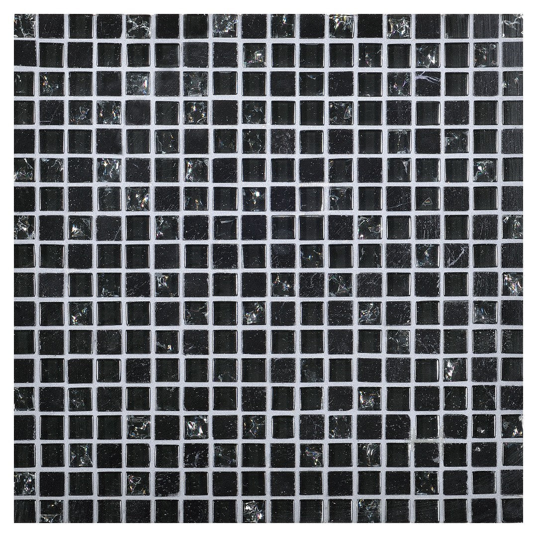 Daltile Marvel 12" x 12" Stone & Glass 5/8" Straight Joint Mosaic