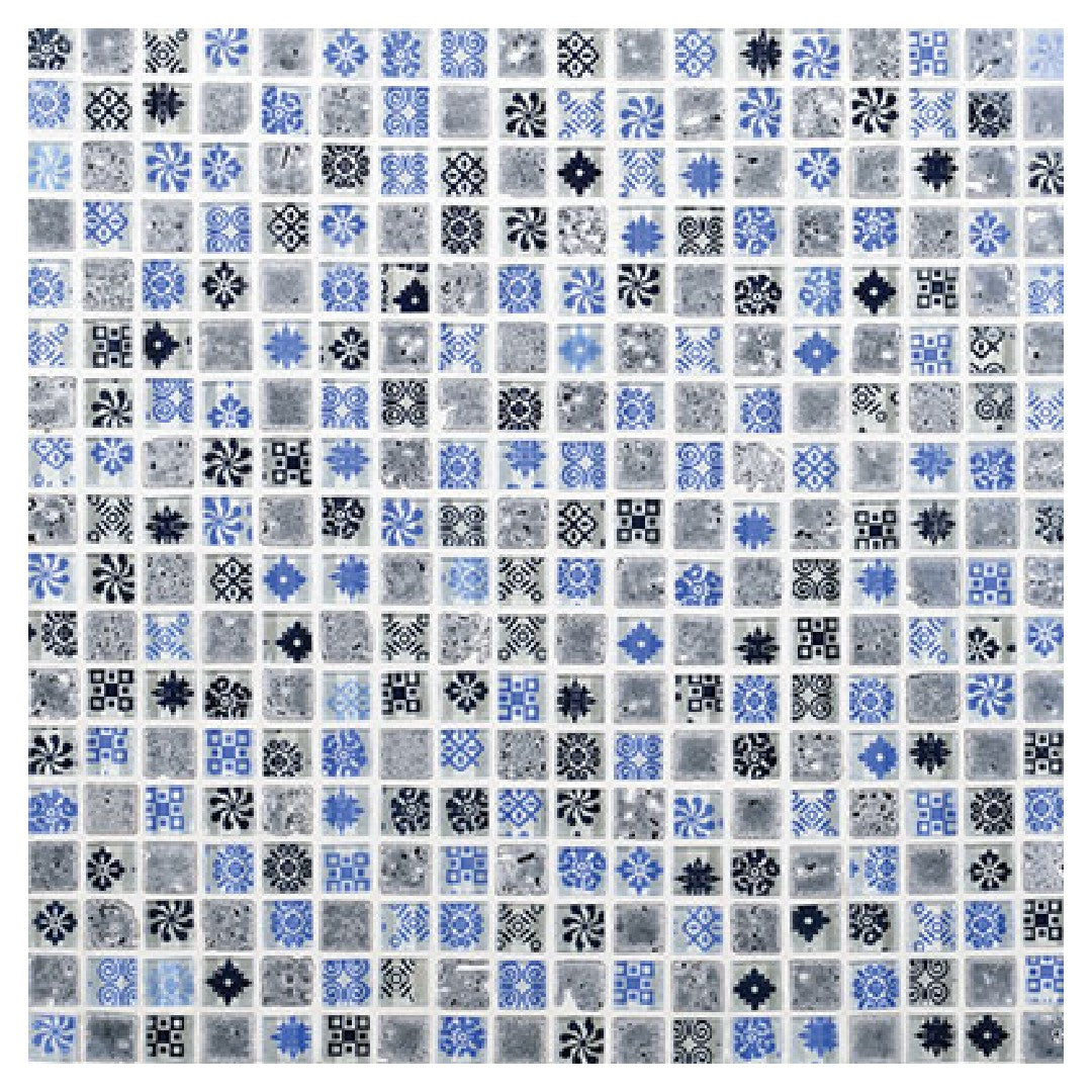 Daltile Marvel 12" x 12" Stone & Glass 5/8" Straight Joint Mosaic