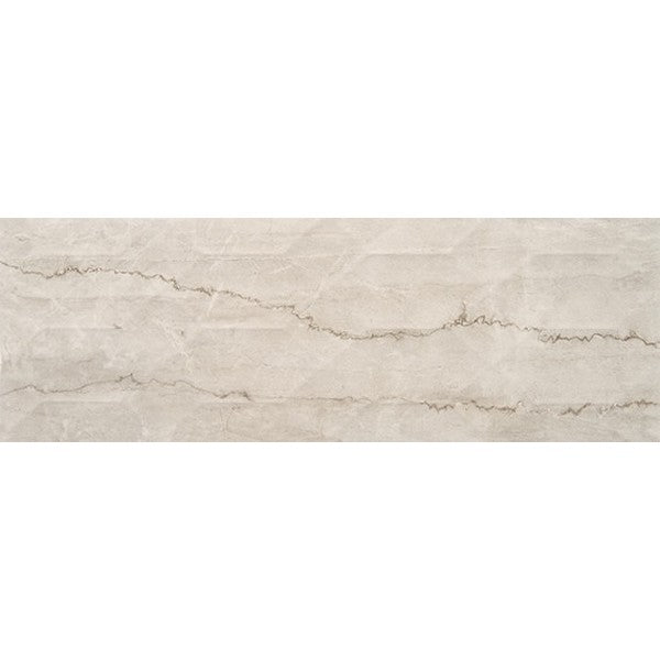 American Olean Mythique Marble 8" x 24" Matte Ceramic Multi Wave Crest Tile