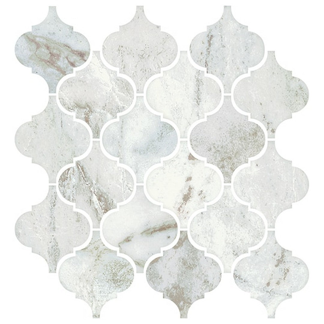 American Olean Mythique Marble 11" x 12" Matte Ceramic Arabesque Mosaic