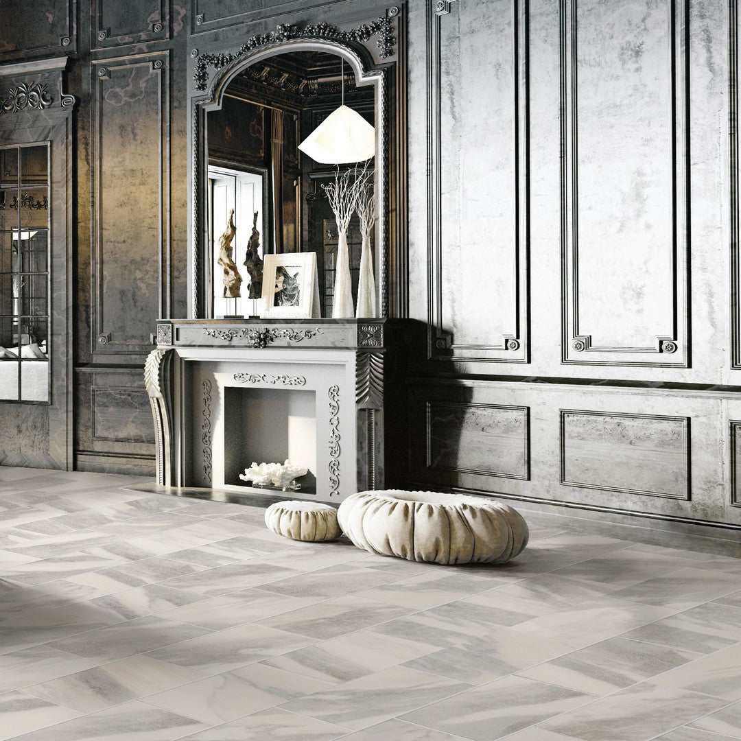 Marazzi Historia 12" x 24" Light Polished Porcelain Tile