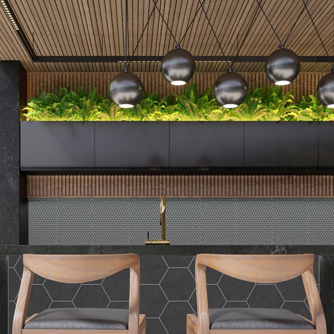 Marazzi Inyo 11" x 13" Matte Porcelain Penny Round Mosaic