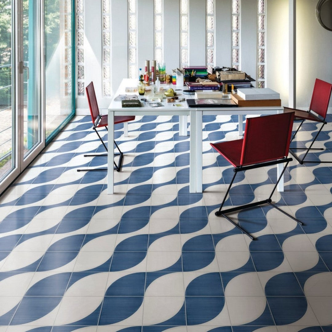 Marazzi Scenario 8" x 8" Matte Porcelain Crescent Deco Tile