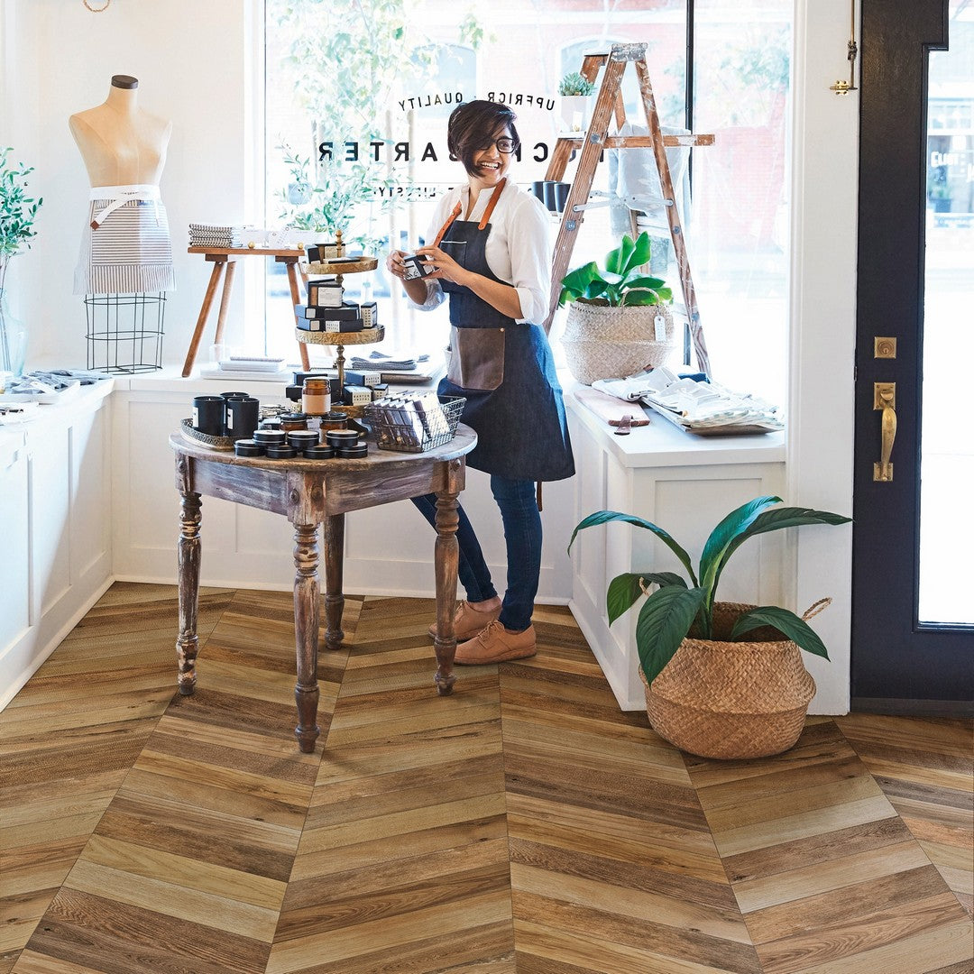 Marazzi Treverksoul 4" x 21" Matte Porcelain Chevron Tile