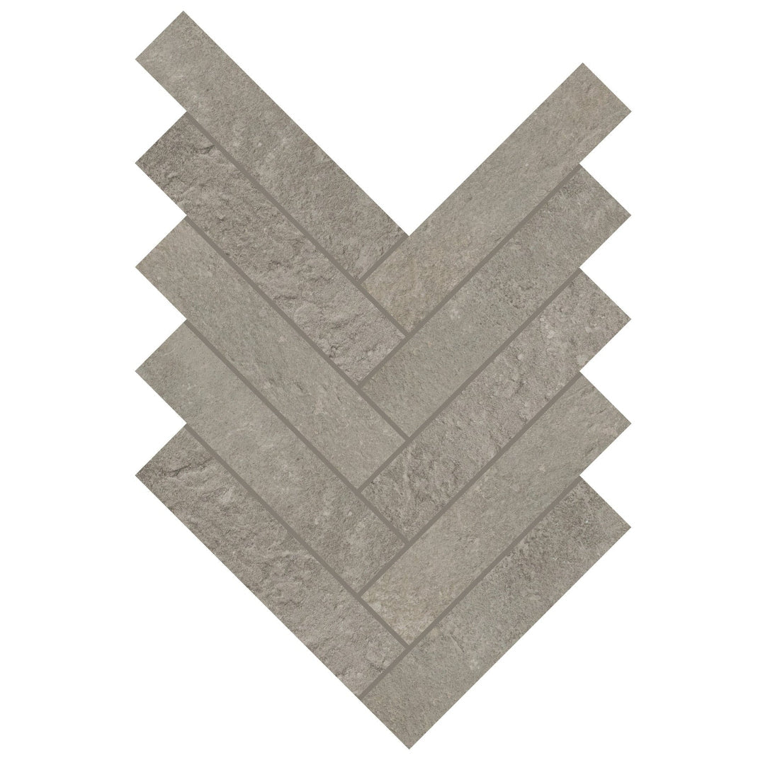 Daltile Rekindle 9.38" x 17.5" Matte Porcelain 2x6" Herringbone Mosaic