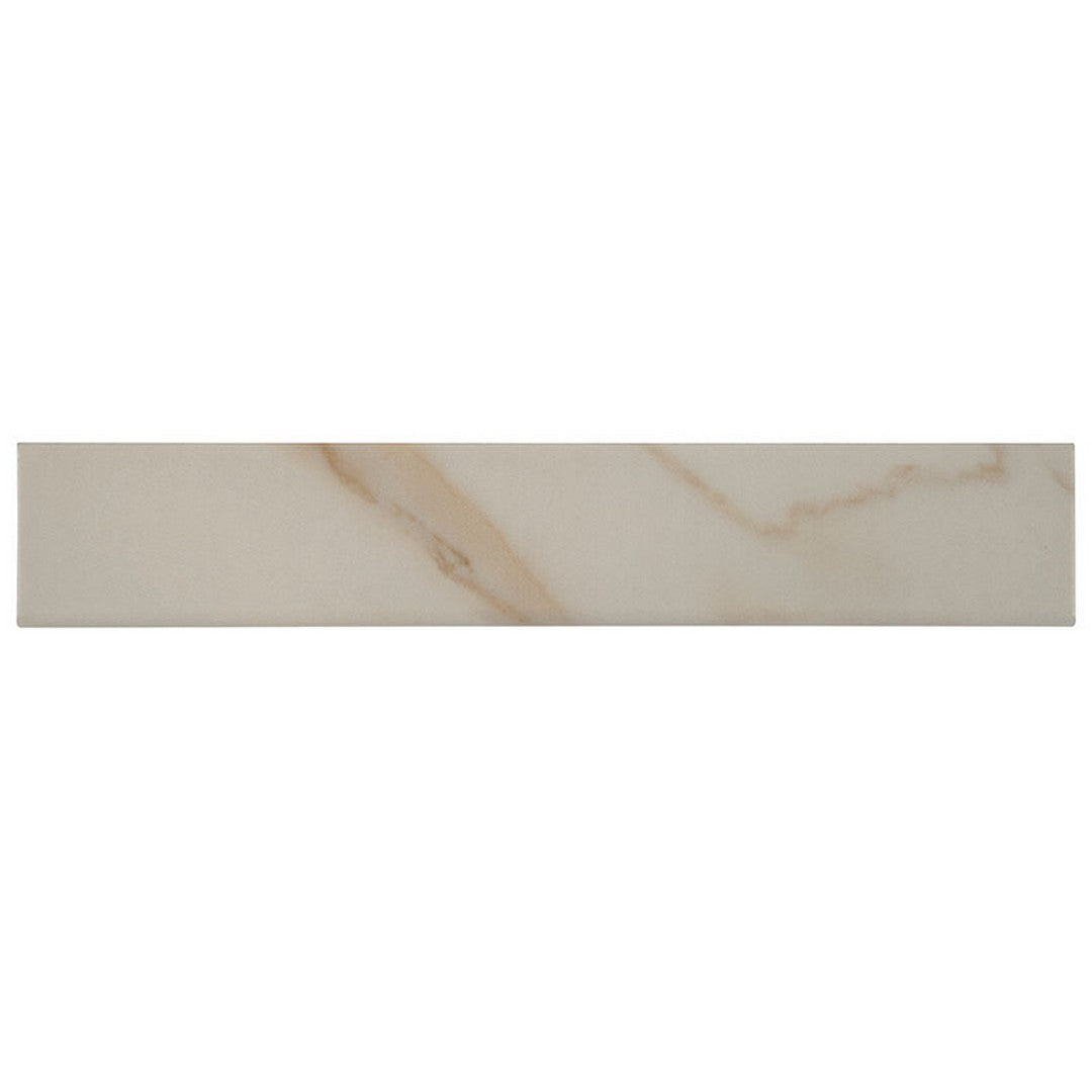 MS International Adella 3" x 18" Matte Porcelain Bullnose