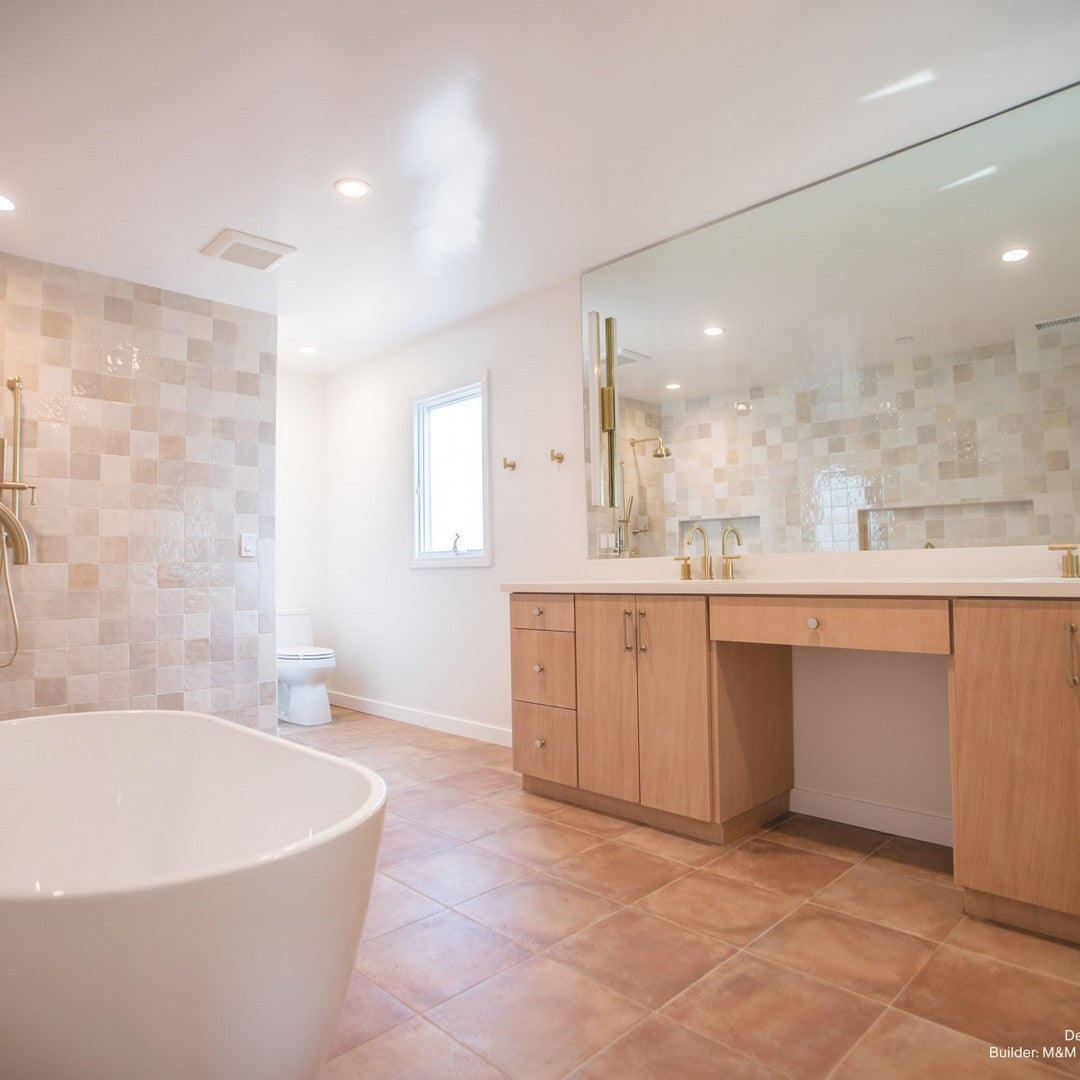 Bedrosians Cotto Nature 14" x 14" Gloss Porcelain Field Tile