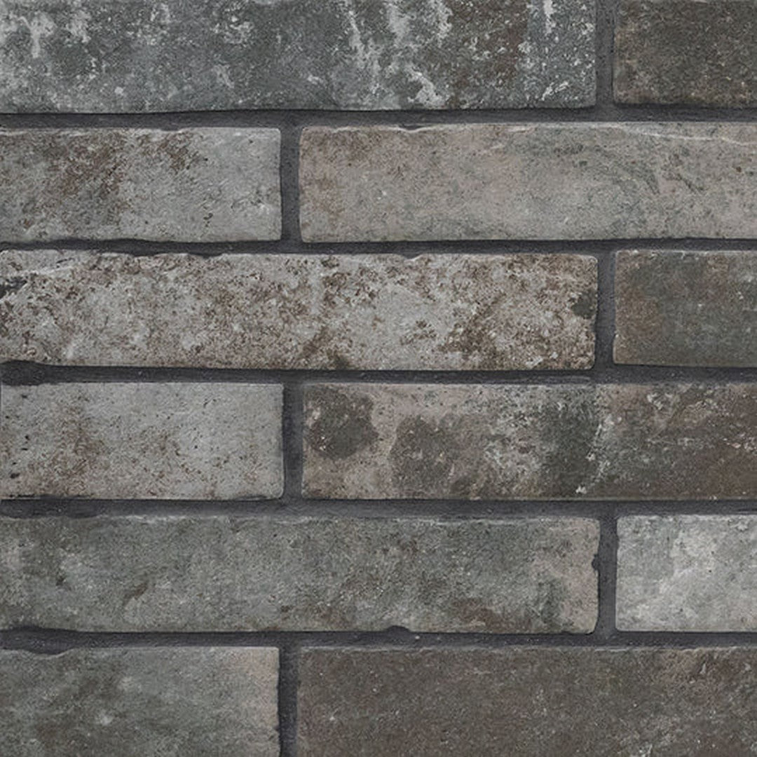 MS International Brickstone Brick 2" x 10" Matte Porcelain Tile