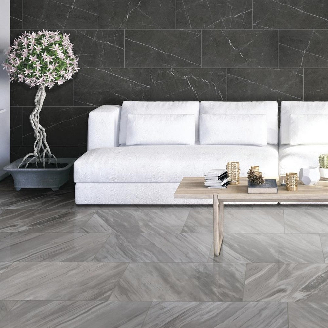 MS International Eden 12" x 24" Polished Porcelain Tile