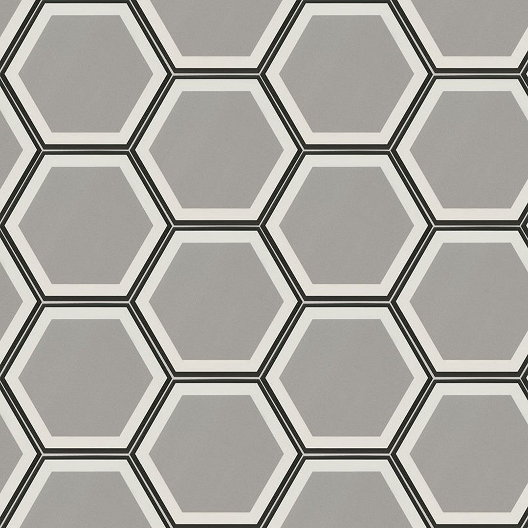 MS International Hexley 9" x 10" Matte Porcelain Hexagon Mosaic