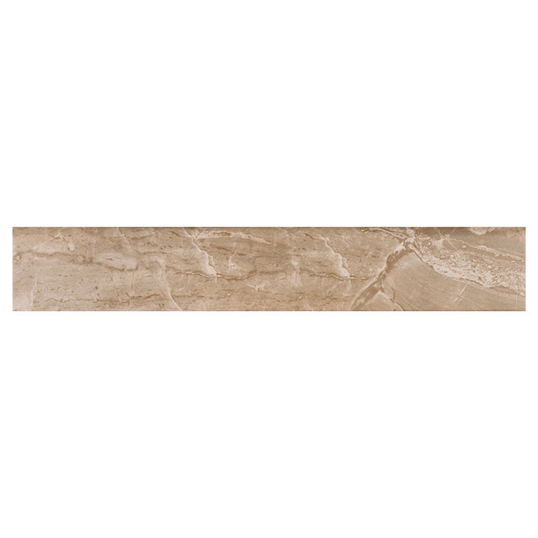 MS International Onyx 3" x 18" Polished Porcelain Bullnose