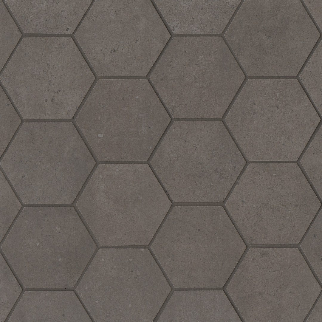 Bedrosians Materika 10.25" x 11.75" Matte Porcelain Hex Mosaic