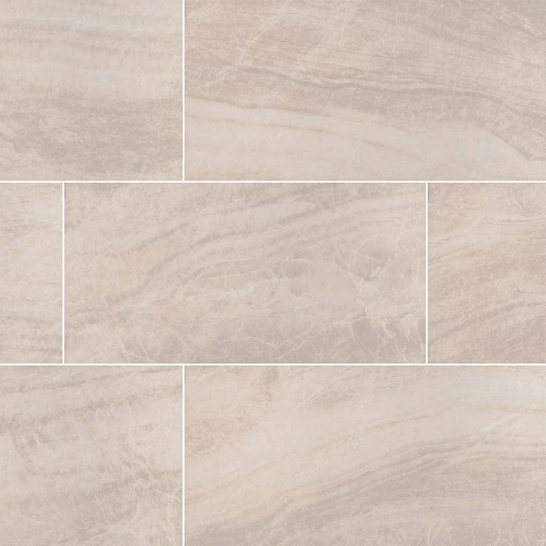 MS International Praia 12" x 24" Matte Porcelain Tile 10mm