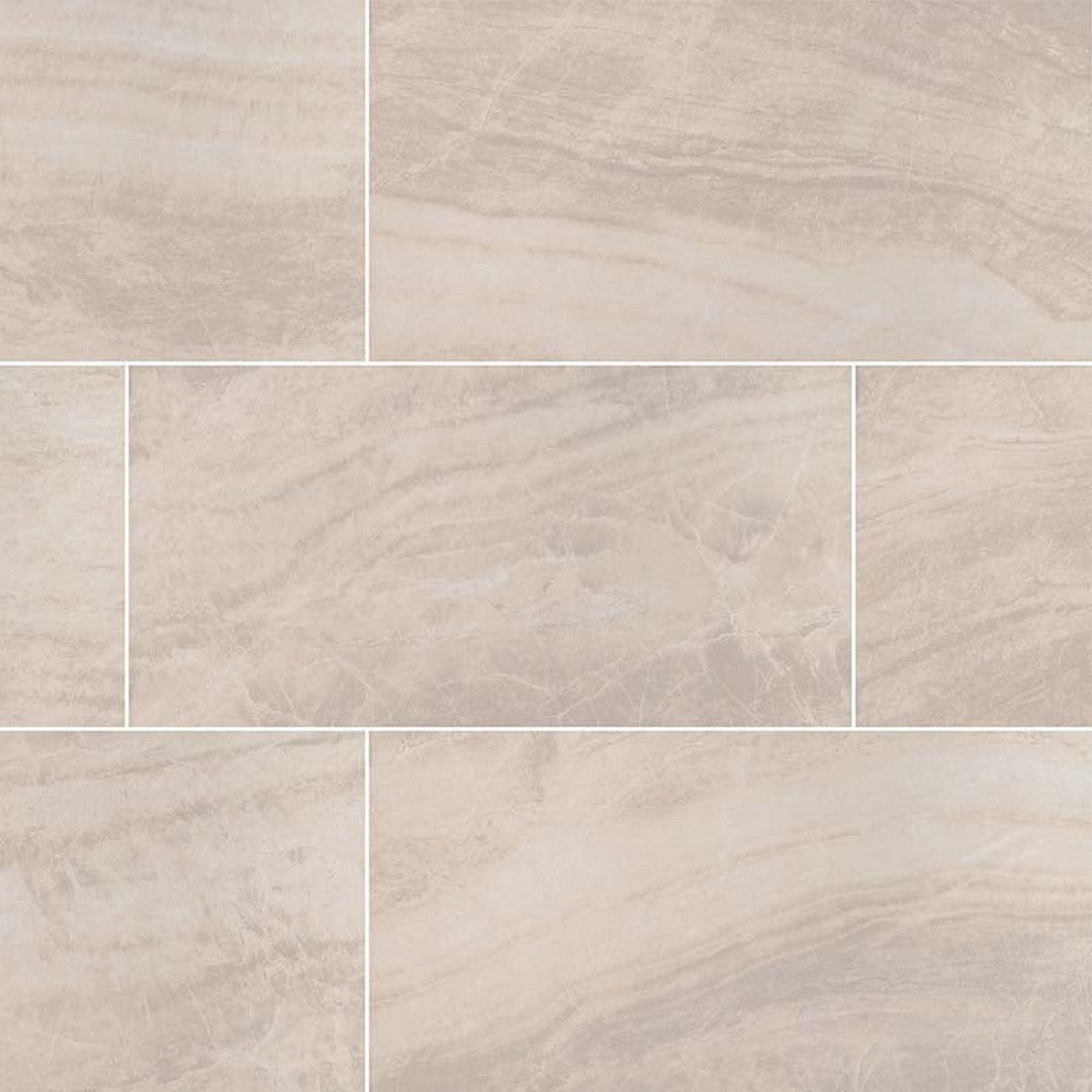 MS International Praia 12" x 24" Polished Porcelain Tile