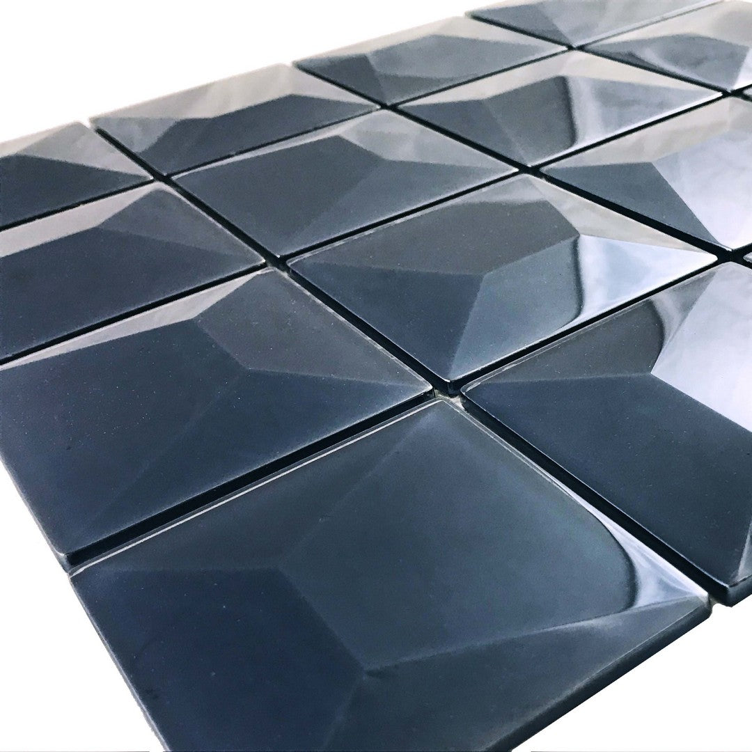 Ottimo Dimension Square 12" x 12" Glossy Glass Mosaic