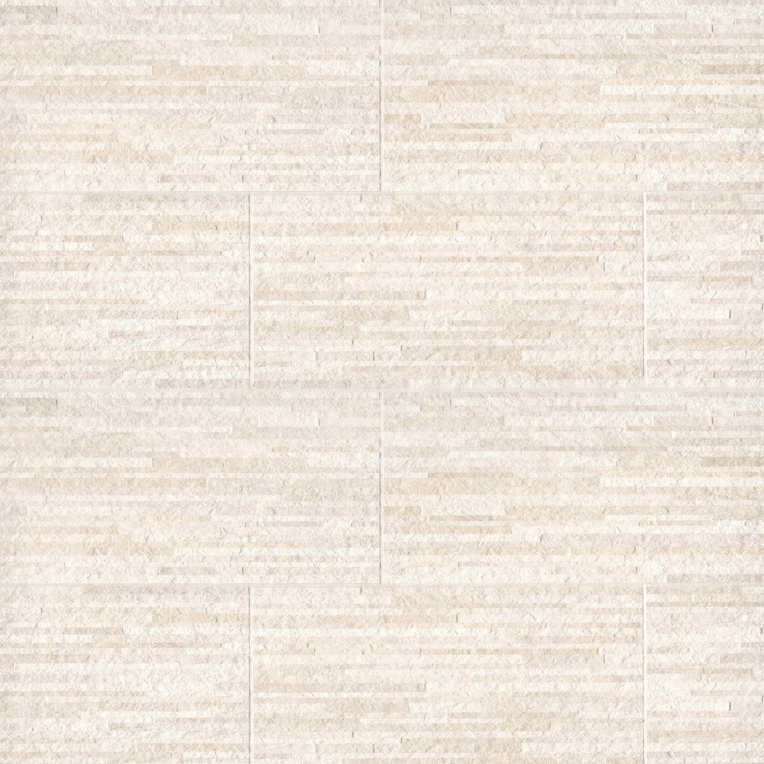 Bedrosians Purestone 12" x 24" Muretto Textured Porcelain Matte Tile