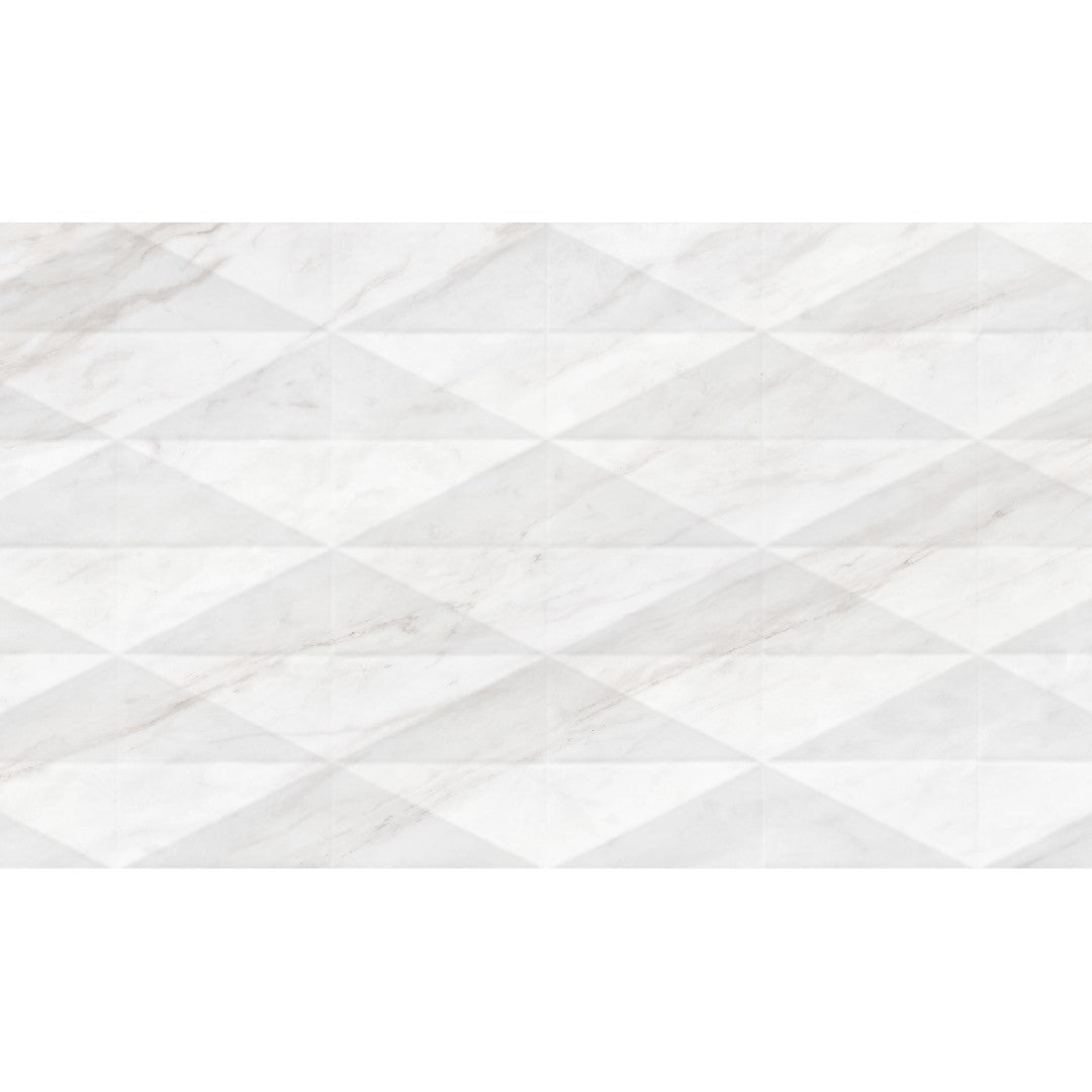 Daltile Perpetuo 12" x 24" Rectified Satin Ceramic Geometric Wall Tile