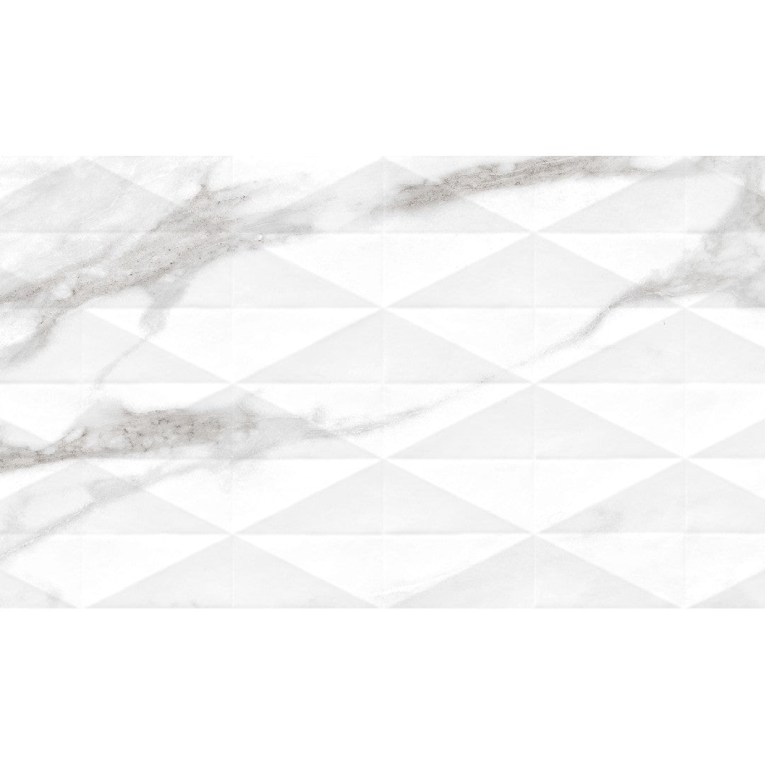 Daltile Perpetuo 12" x 24" Rectified Satin Ceramic Geometric Wall Tile