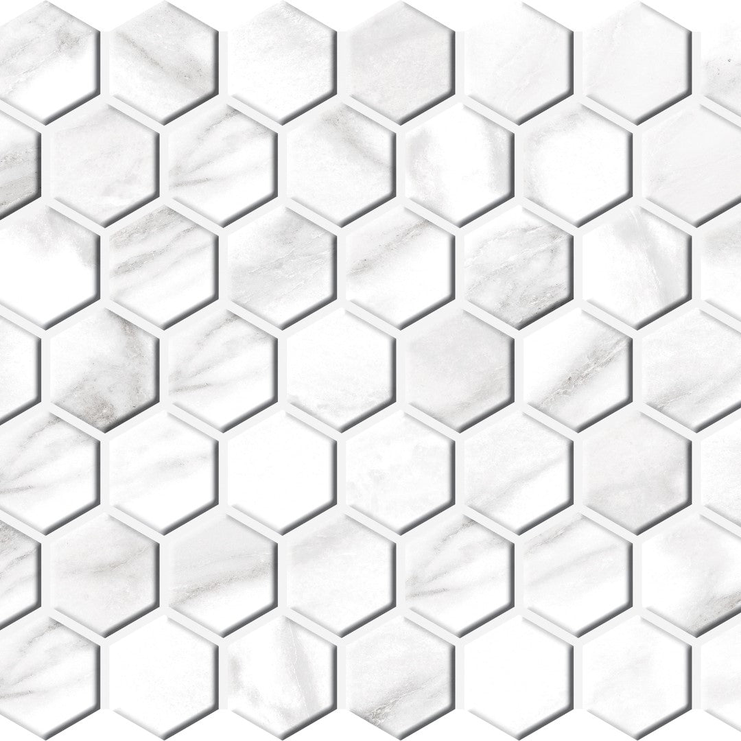 Daltile Perpetuo 10" x 12" Matte Porcelain 1.5" Hexagon Mosaic