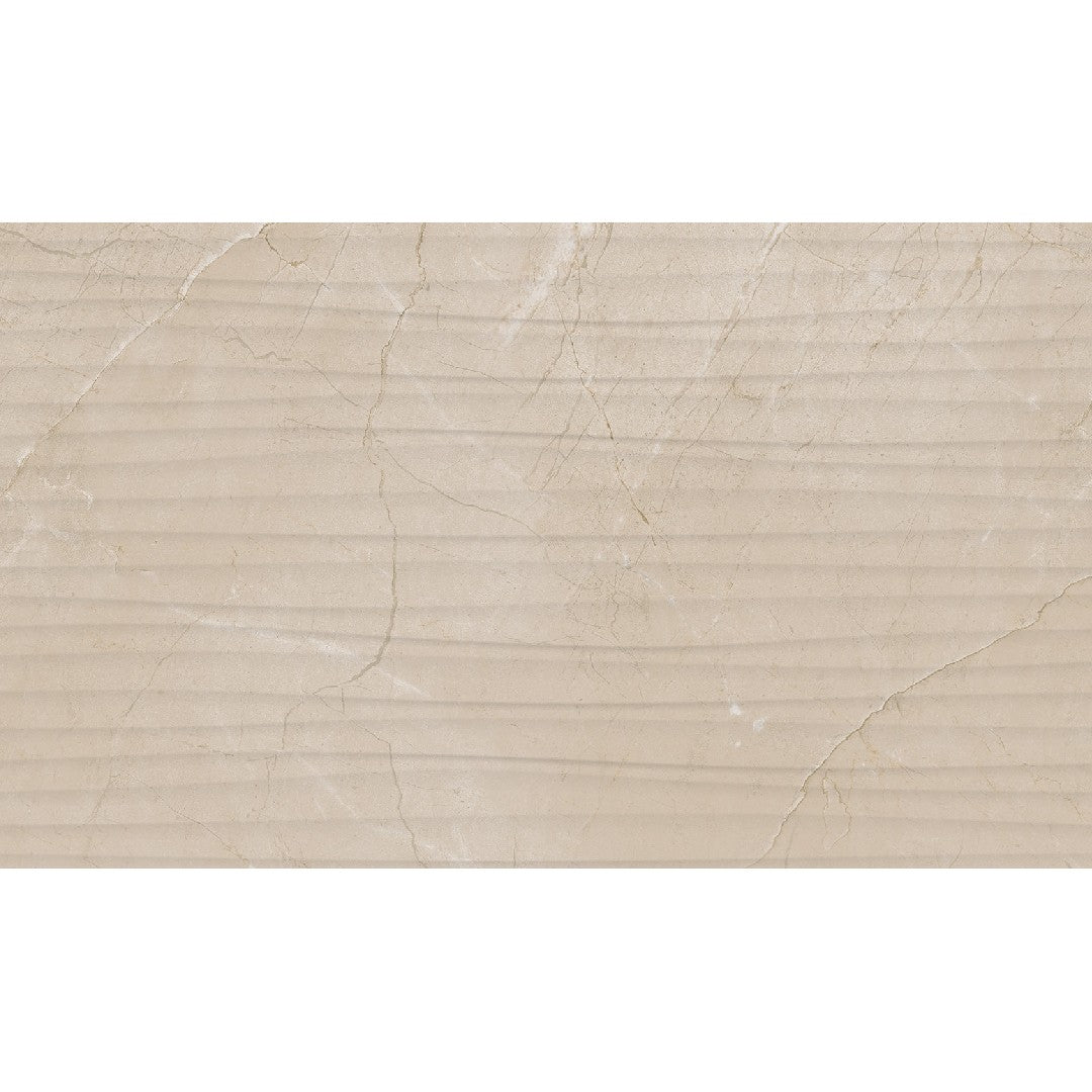 Daltile Perpetuo 12" x 24" Rectified Satin Ceramic Wave Wall Tile