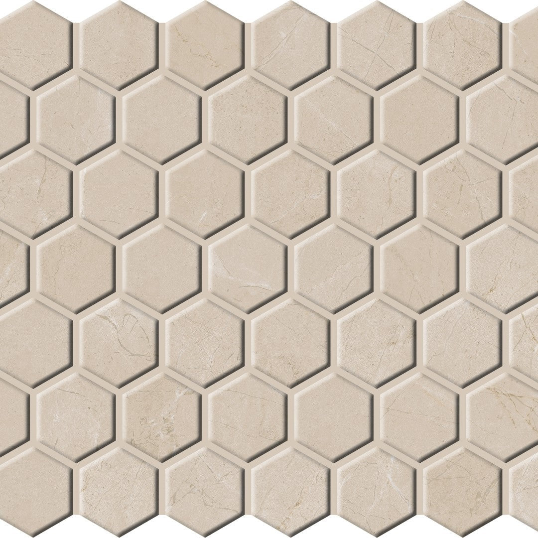 Daltile Perpetuo 10" x 12" Matte Porcelain 1.5" Hexagon Mosaic